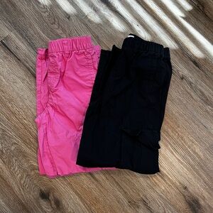 Kids Old Navy Baggy Wide Leg Cargo Pants Size M 8